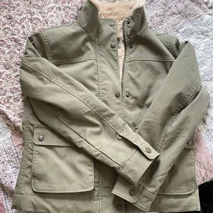Patagonia fleece-lined jacket